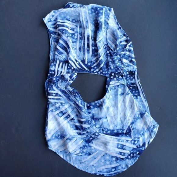 NWT Jessica Simpson Patriotic Tank Blouse - Picture 6 of 8